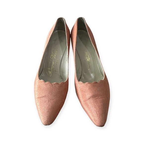 Roger Vivier Pink Fabric Pointed Toe Pumps, Vintage, Size 6.5B, - Picture 3 of 16